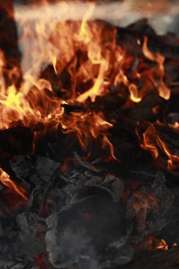 Hindu Yakma Yeri 'nde yangın