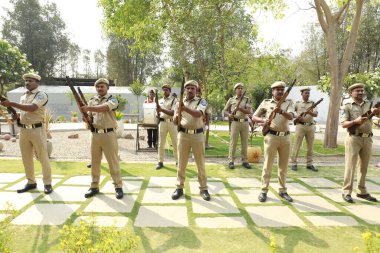 Hindistan Polisi Haydarabad 'ın ünlü yakma töreninde 1 Haziran 2022' de onurlandırıldı.