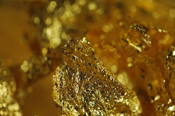 Altın Metal desenli Makro çekim