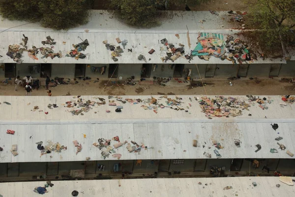 Tempat Pembuangan Sampah Atap — Stok Foto