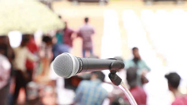 Mikrofon Pódiu Indie — Stock fotografie