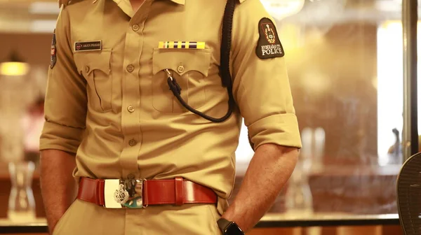 Indian Police dress on officer