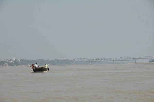 Fishermen Boat Water — Stock Photo, Image