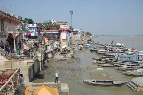 Ghats Een Varanasi India — Stockfoto