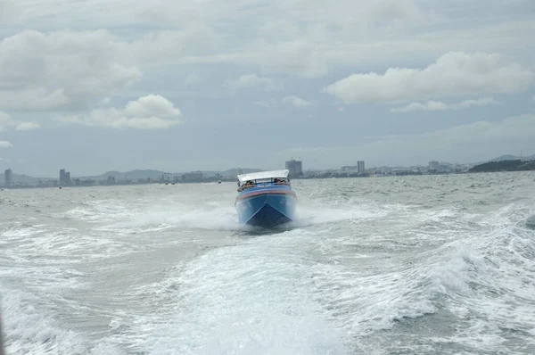 海のスピードボート — ストック写真