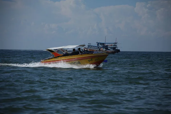 Schnellboot Meer — Stockfoto