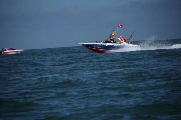 Barco Velocidad Mar — Foto de Stock