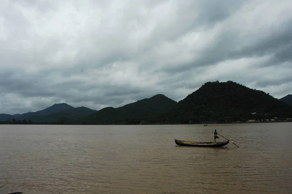 Pescadores Barco — Fotografia de Stock