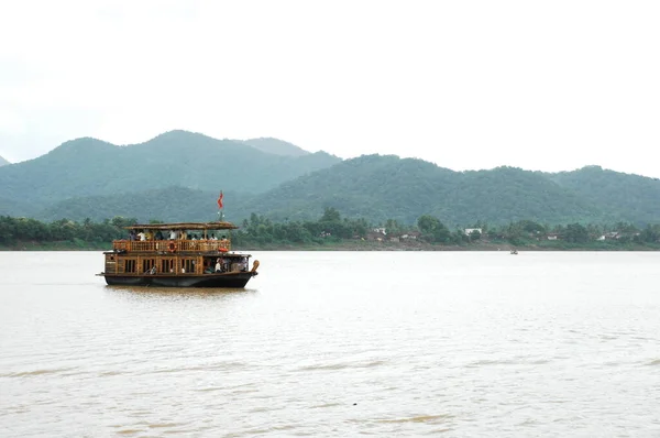Passenger Boat River India — Stok Foto