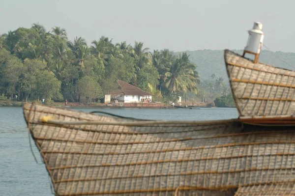 Turisthusbåt Kerala Indien — Stockfoto