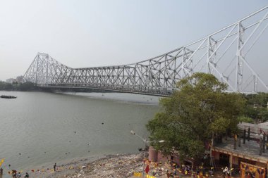 Howrah Köprüsü, Kolkata, Batı Bengal Hindistan