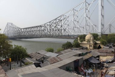 Howrah Köprüsü, Kolkata, Batı Bengal Hindistan