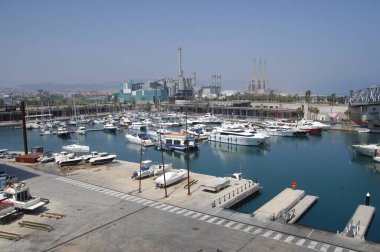 Plajdaki park tekneleri