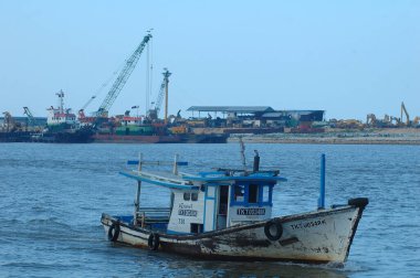 Plajdaki park tekneleri