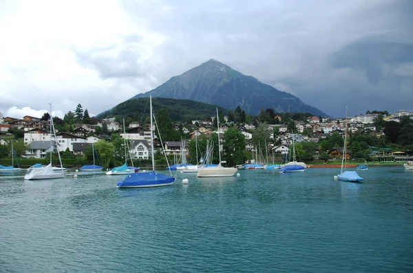 Parken Von Booten Strand — Stockfoto