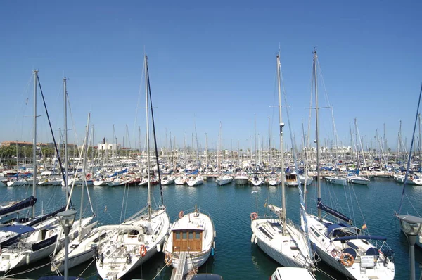 Barcos Estacionamento Praia — Fotografia de Stock