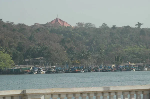 Perahu Parkir Pantai — Stok Foto