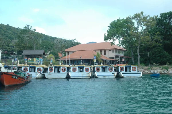 Estacionamiento Barcos Playa — Foto de Stock