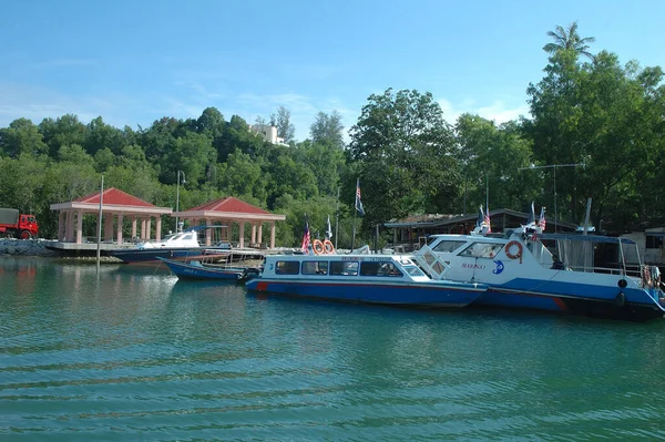 Barcos Estacionamento Praia — Fotografia de Stock