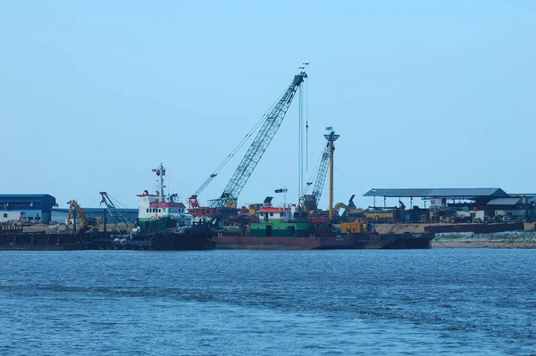 Barcos Estacionamento Praia — Fotografia de Stock