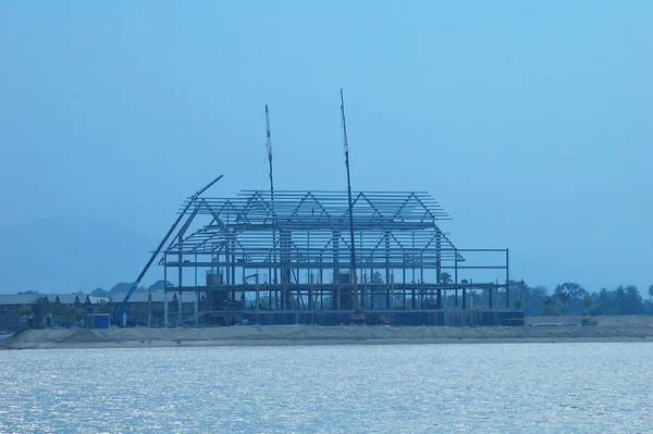 Bateaux Stationnement Plage — Photo