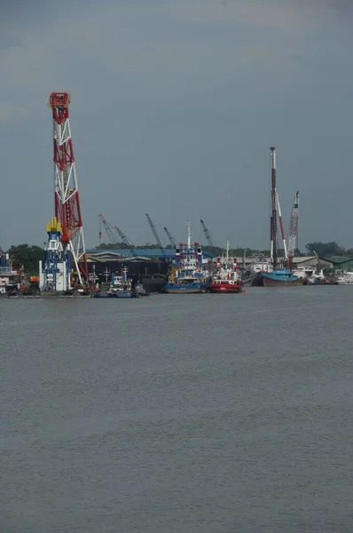 Harbor Bir Gemi — Stok fotoğraf