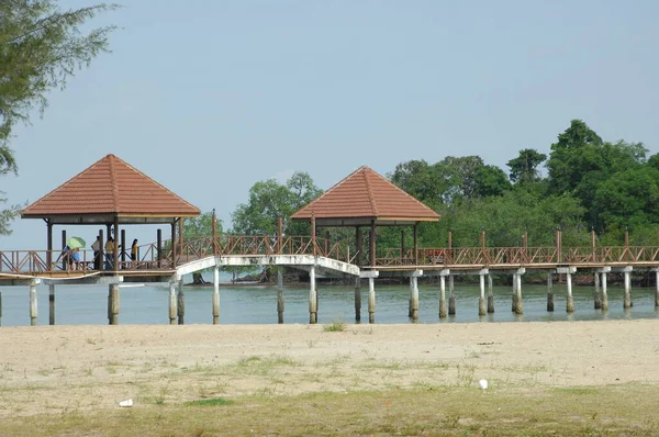 Puente Través Del Río — Foto de Stock