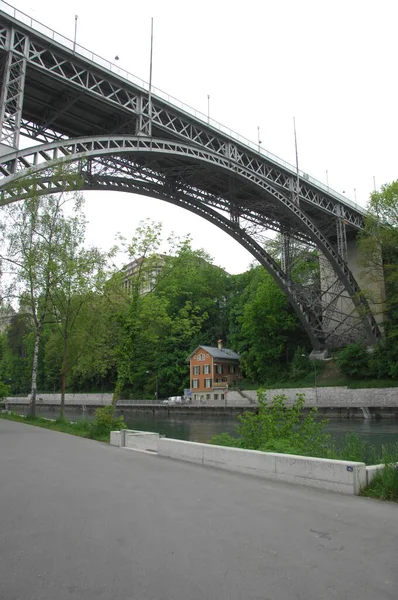 Bridge Moving Train — Stock Photo, Image