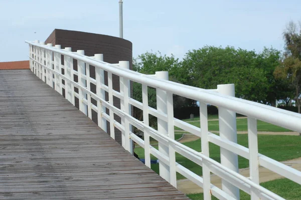 Puente Madera Área Rural — Foto de Stock