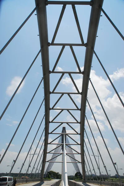 Brücke Über Den Fluss Indien — Stockfoto