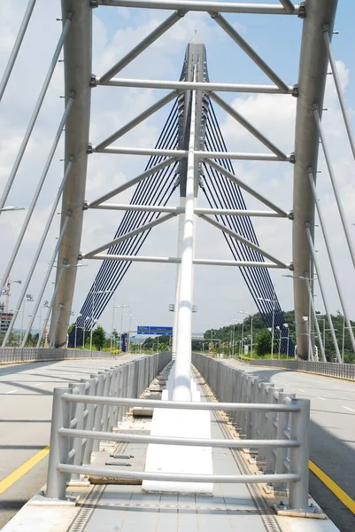 Brug Door Rivier India — Stockfoto