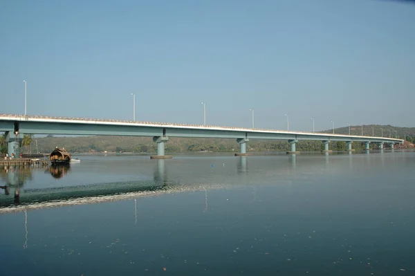 Bridge River India — Stock Photo, Image