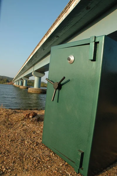 Puente Través Del Río India — Foto de Stock