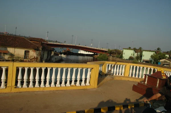 Ponte Attraverso Fiume India — Foto Stock