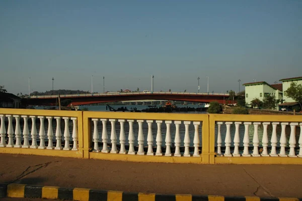 Bridge River India — Stock Photo, Image