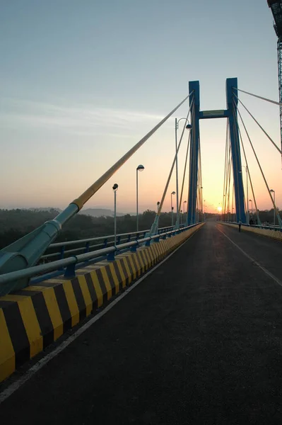 Ponte Através Rio Índia — Fotografia de Stock
