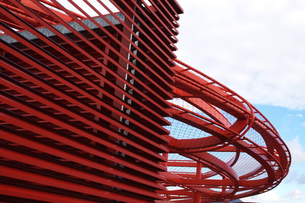 Roof of a  Shopping complex