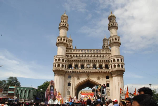 Heritage Construction Charminar Hyderabad India — Stock Photo, Image
