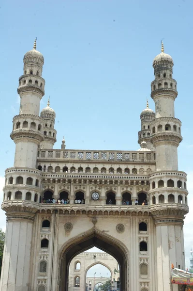 Heritage Construction Charminar Hyderabad Inde — Photo