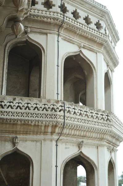 Património Construção Charminar Hyderabad Índia — Fotografia de Stock