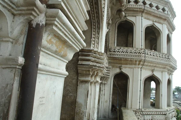 Erfgoed Bouw Charminar Hyderabad India — Stockfoto