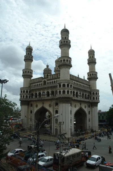 Baudenkmal Charminar Hyderabad Indien — Stockfoto