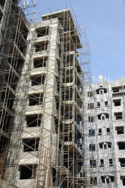 İnşaat binasının dışı.