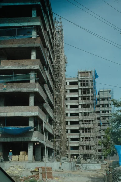 Exterior Del Edificio Construcción —  Fotos de Stock