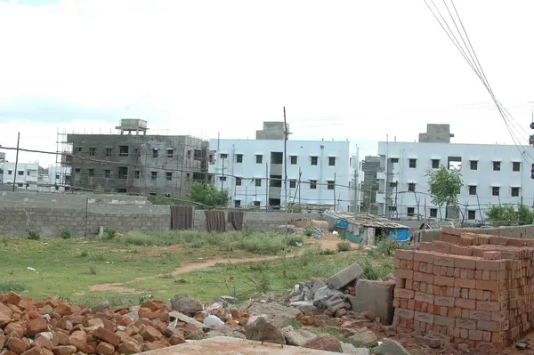 Exterior Edifício Construção — Fotografia de Stock