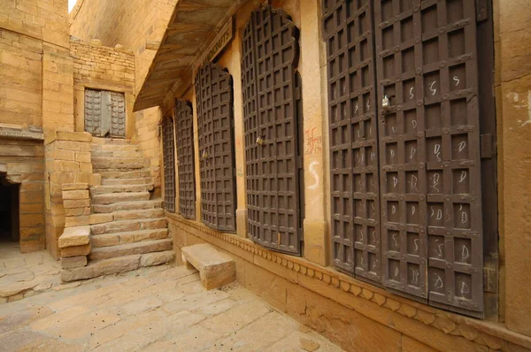 Vintage Fort Door Rajasthan Inde — Photo