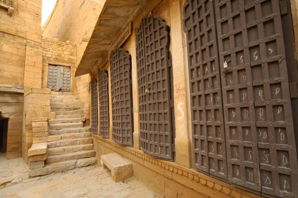 Vintage Fort Door Rajasthan Inde — Photo