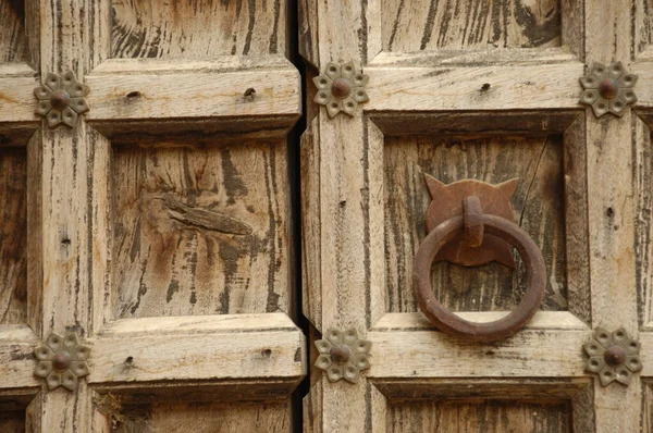 Puerta Fuerte Vintage Rajasthan India — Foto de Stock