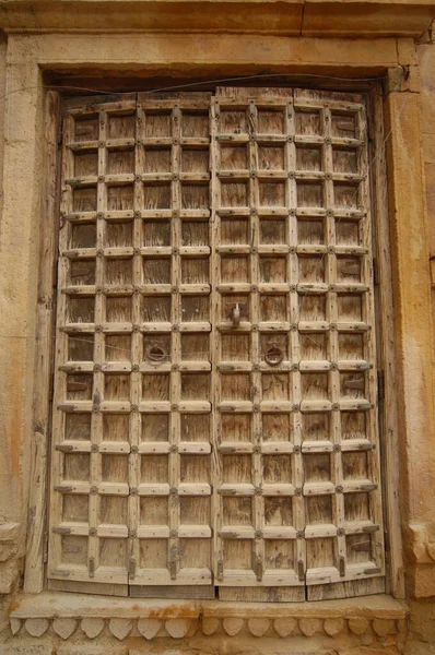 Vintage Fort Door Rajasthan India — стокове фото