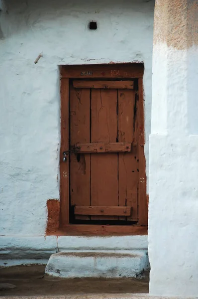 Vintage Fort Door Rajasthan India — стокове фото